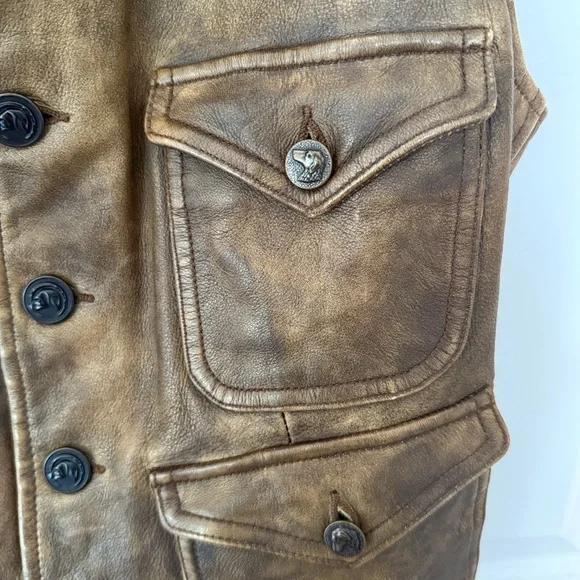 Ralph Lauren Women’s Leather Vest - Picture 6 of 10